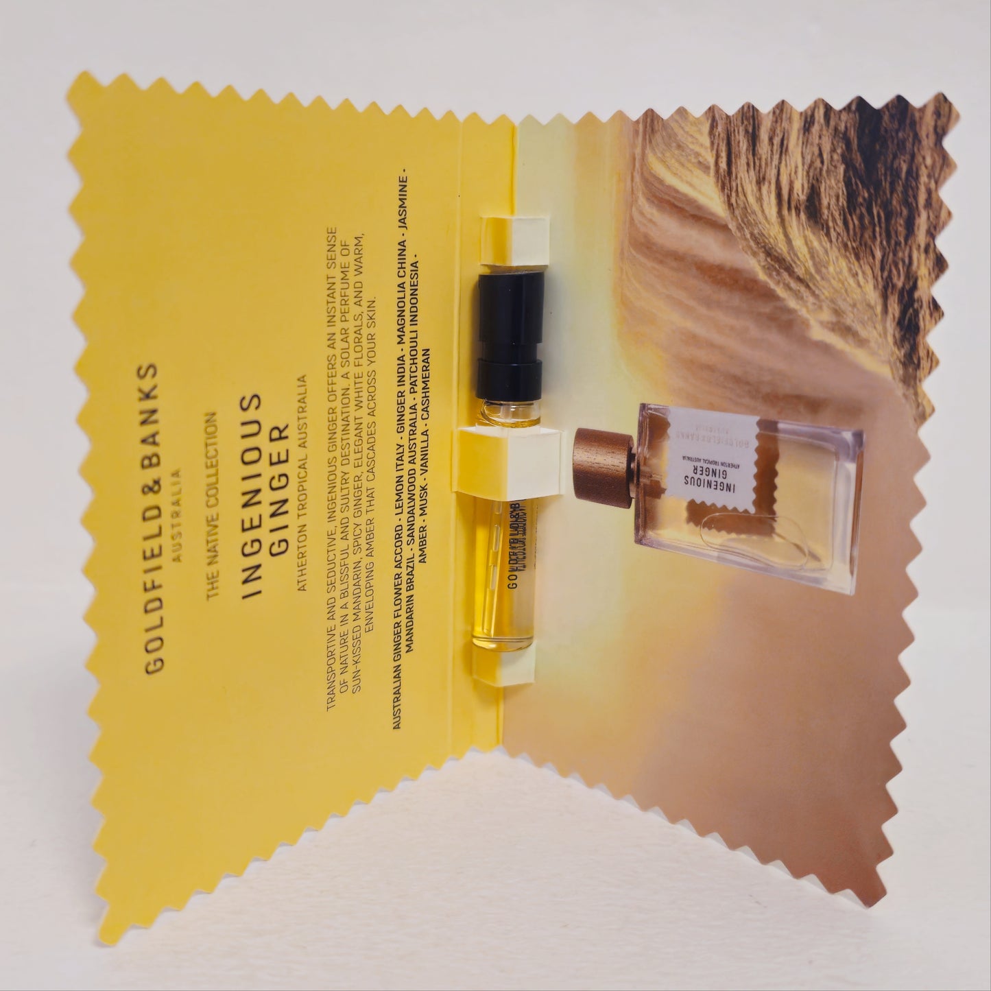 Goldfield & Banks - Ingenious Ginger Perfume Spray 2ml- Unisex