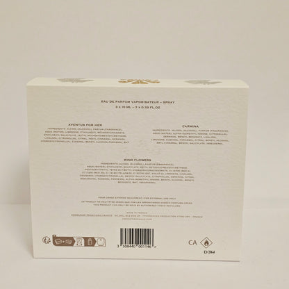 Creed Damen Parfum Set 3x10 ml – Aventus / Carmina / Wind Flowers – Limited Edition