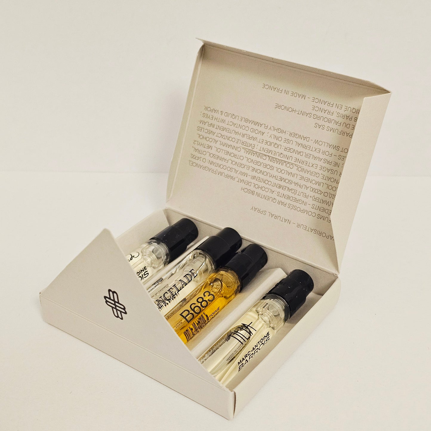Marc-Antoine Barrois Discovery Set – Ganymede · Encelade · B683 · Tilia– 4 x 2,5ml