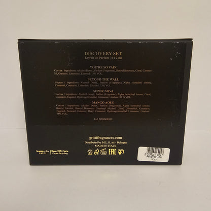 GRITTI – IVY COLLECTION Luxury Discovery Set 4 × 2 ml Extrait de Parfum