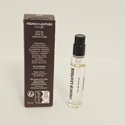 MEMO Paris French Leather Eau de Parfum 5ml Travel Spray