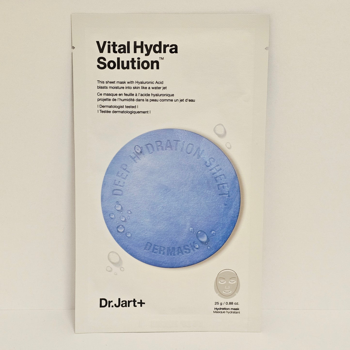 Dr. Jart+ Vital Hydra Solution™ Tuchmaske 25g – Intensive Feuchtigkeit mit Hyaluron | Korea Skincare