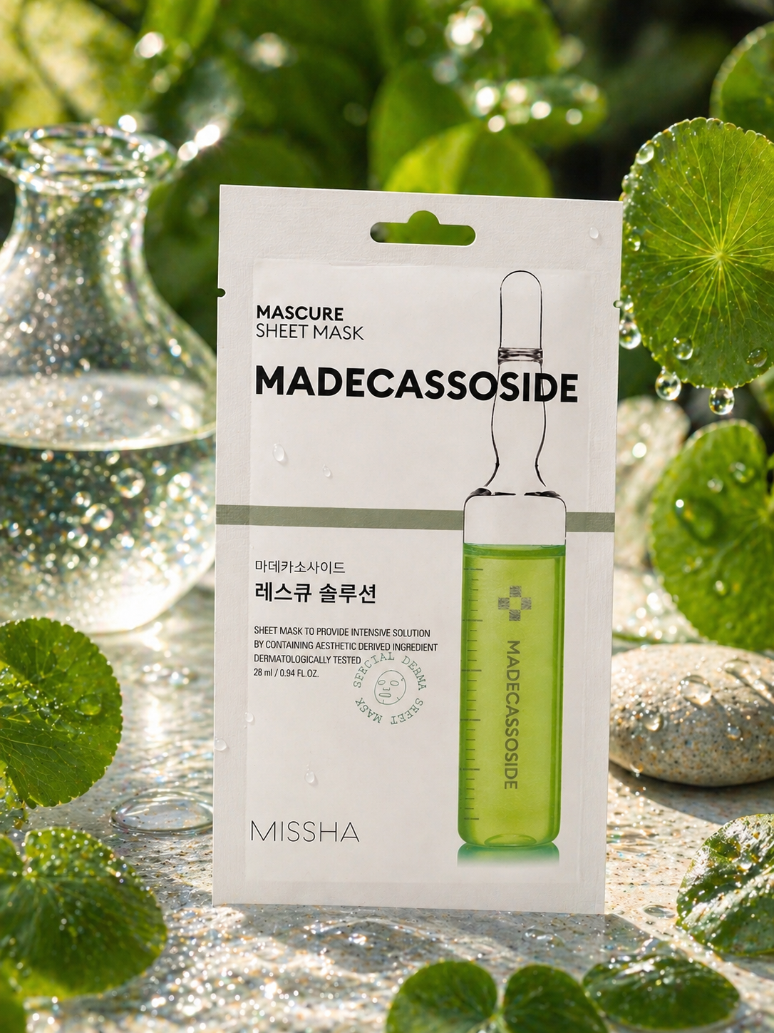 MISSHA Madecassoside Sheet Mask 28ml – Beruhigende Tuchmaske für empfindliche Haut | K-Beauty