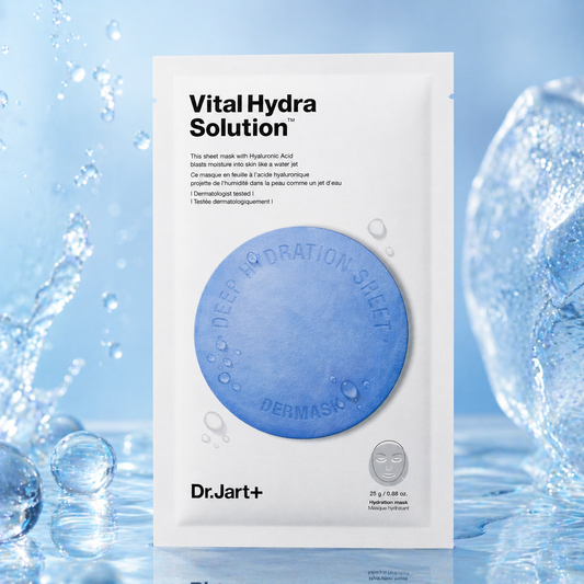 Dr. Jart+ Vital Hydra Solution™ Tuchmaske 25g – Intensive Feuchtigkeit mit Hyaluron | Korea Skincare